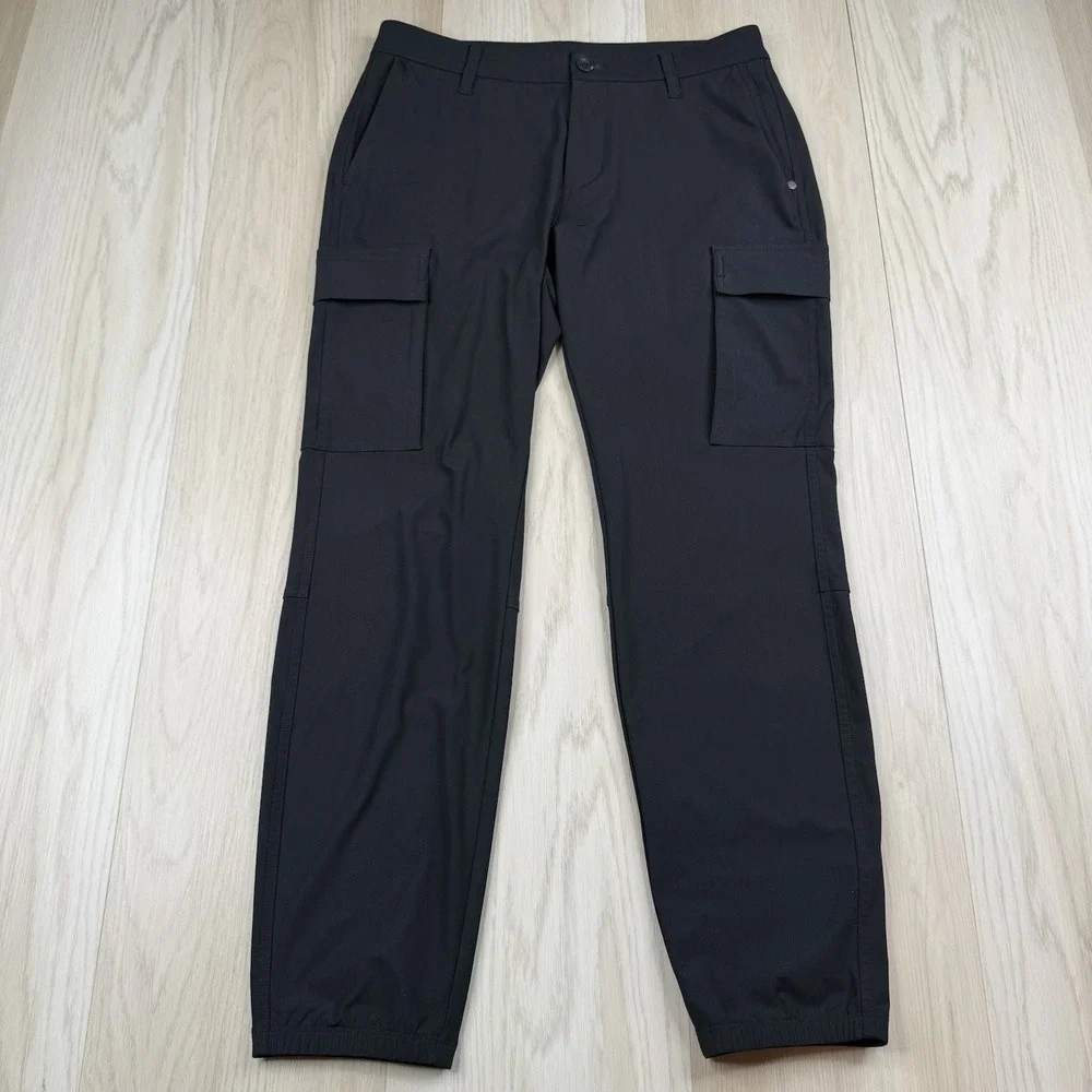 Vuori Meta Cargo Pants Mens Size S Small Jogger Tapered Leg Stretch V451 Black